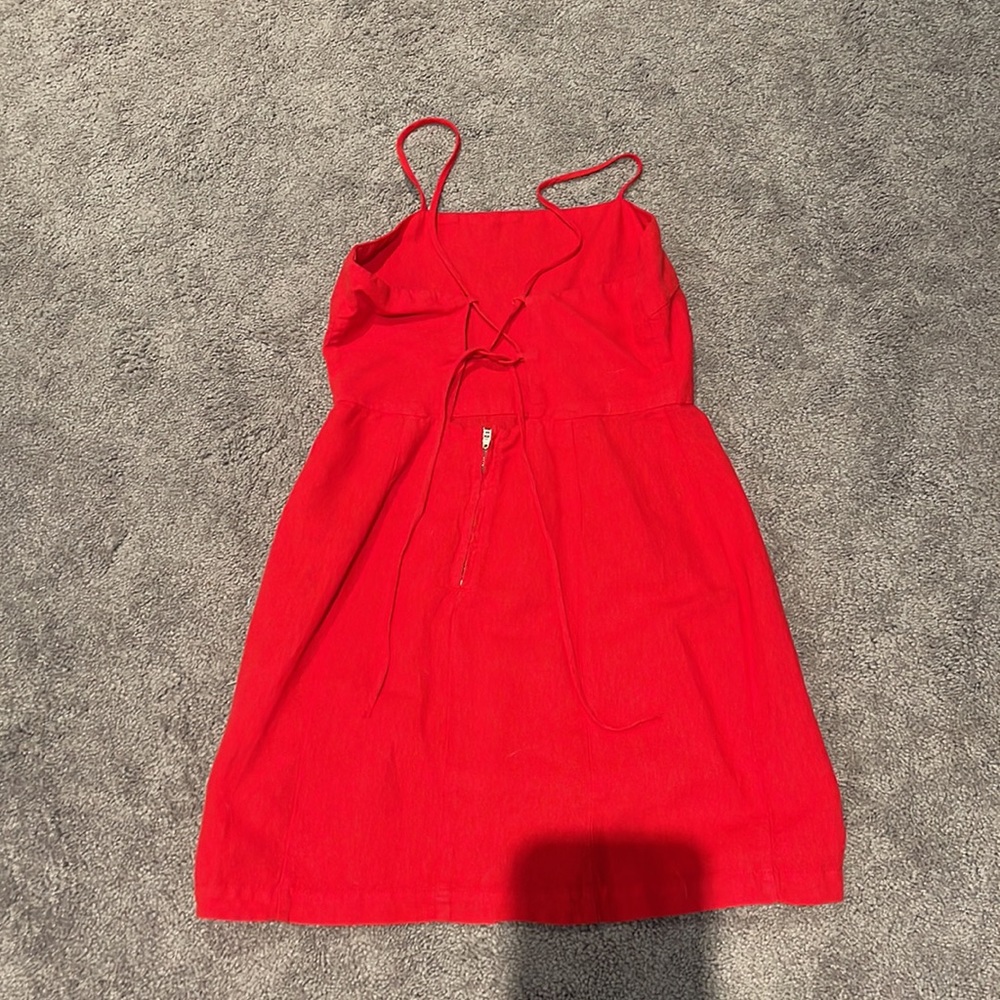 Red Zara Mini Dress - Picture 3 of 4